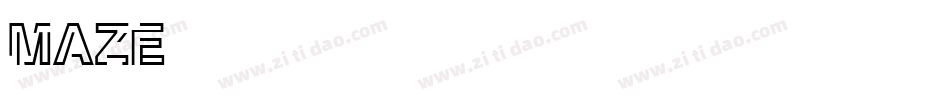 Maze91 91001.001字体转换